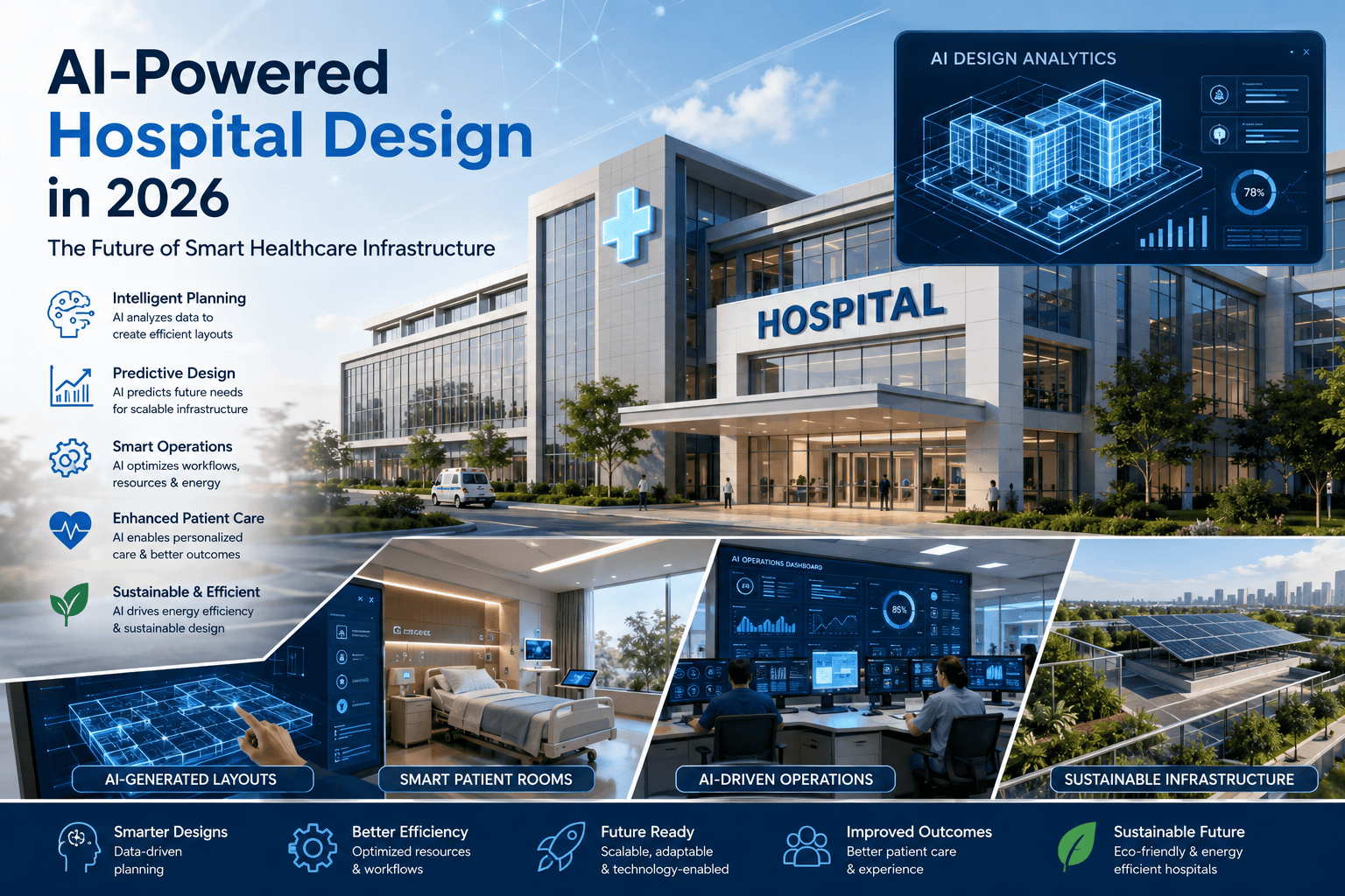 AI-Powered Hospital Design in 2026 – The Future of Smart Healthcare Infrastructure
